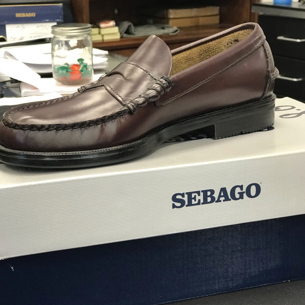 New sebago shoe leather upper in its original box - Picture 3 of 6